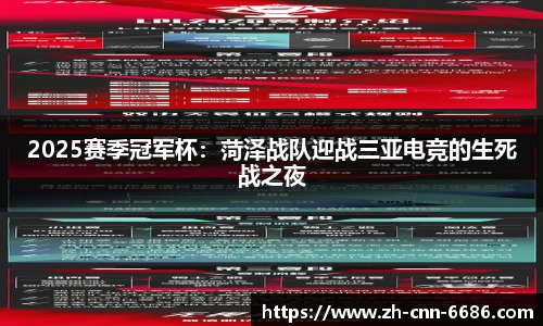 2025赛季冠军杯：菏泽战队迎战三亚电竞的生死战之夜